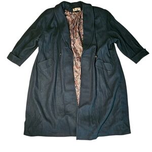 Vtg Adrian Jordan wool Coat Green Size Xl Womens oversize/relaxed fit USA